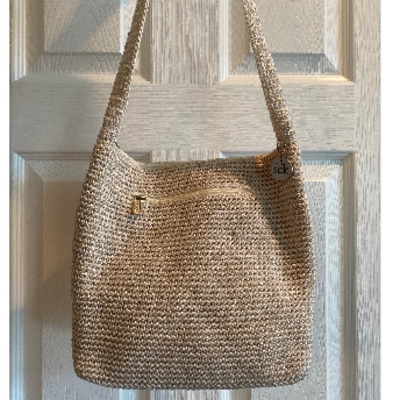 Sak Handbags - Sak Natural Tan Woven Shoulder Handbag